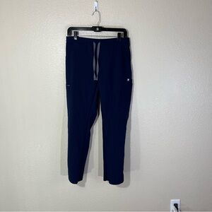 Figs Womens Yola Skinny Scrub Pants Small Petite SP Navy Cargo  TW2000P